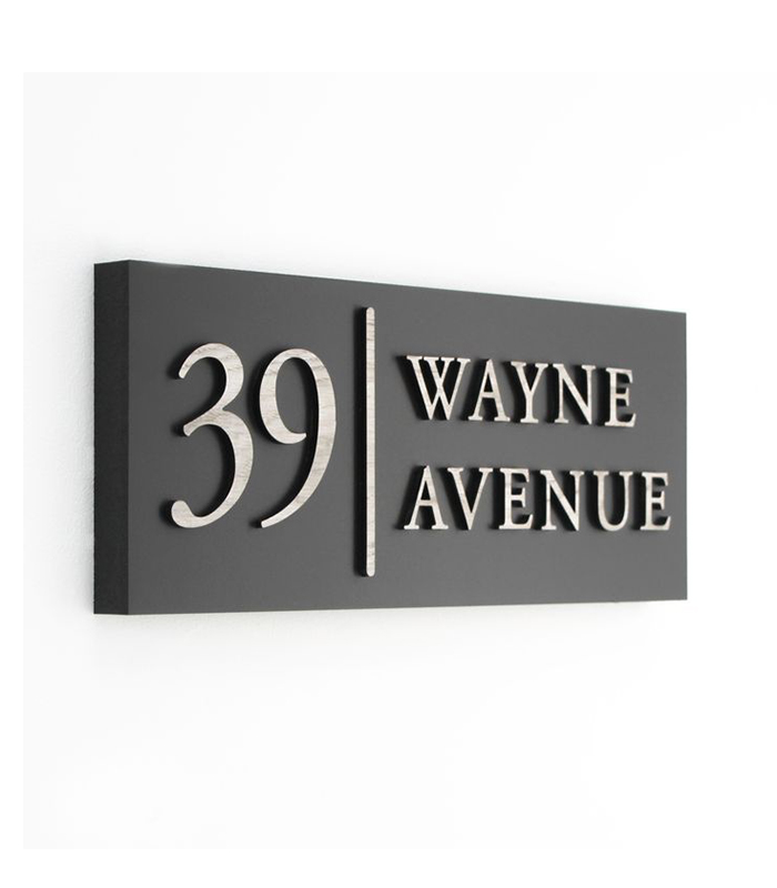 پلاک راهنما نقره ایی